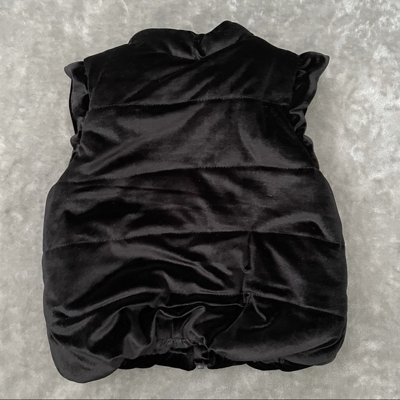 Buffalo David Bitton Black Puffer Quilted Plush Zip Up Vest w/ Heart Toddler 3T - Picture 2 of 7